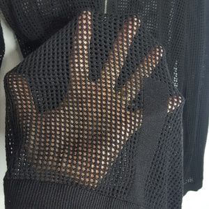 Alfani Sweaters - Black Alfani Mesh Net Sweater Size Medium Alfani Sweaters - Black Alfani Mesh Net Sweater Size Medium